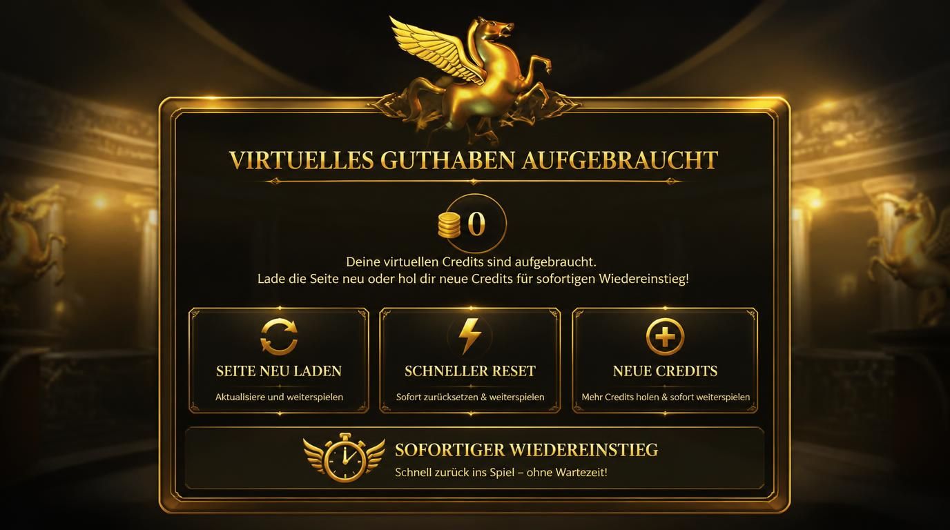Guthaben leer – Seite neu laden und Credits zurücksetzen